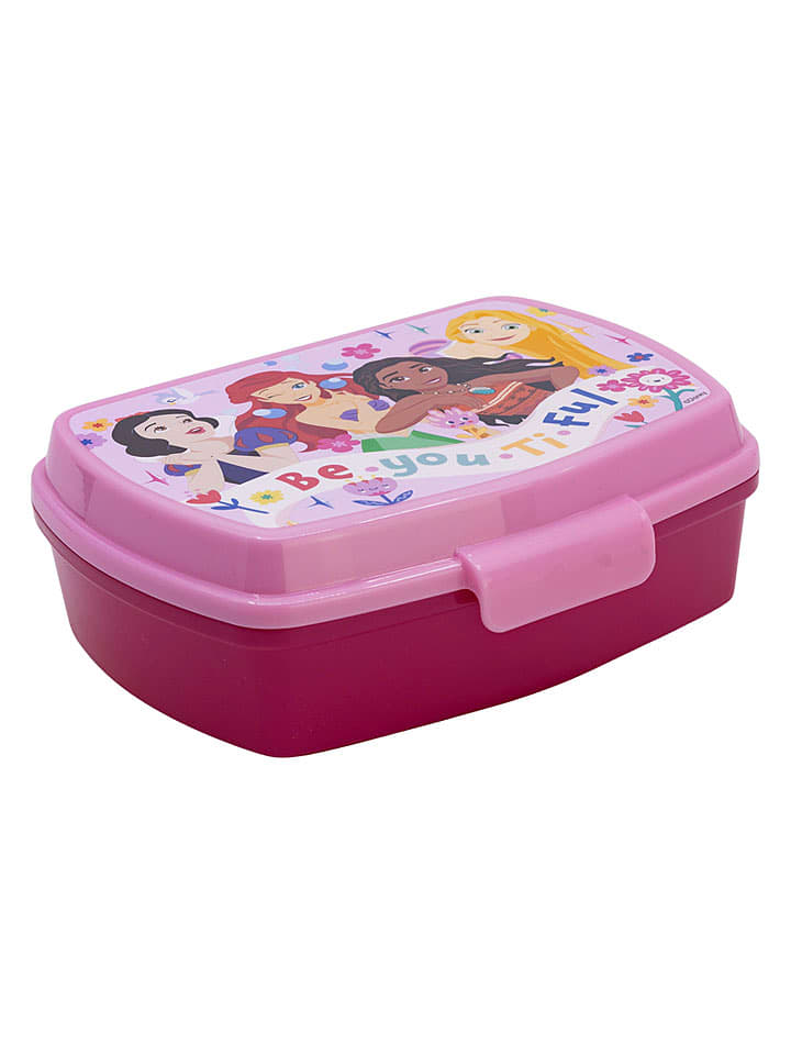 Stor Lunchbox "Princess" in Rosa/ Pink - onesize