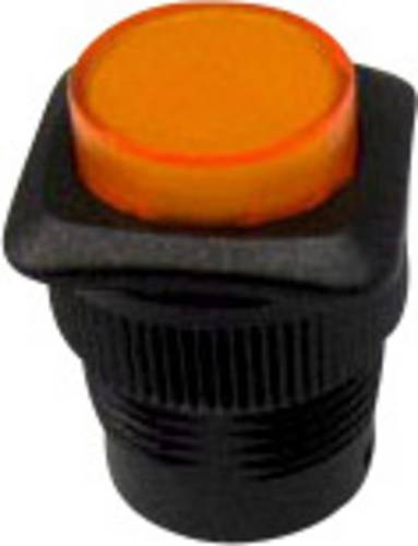 TRU Components 1587741 TC-R13-508AL-05YL Drucktaster 250 V/AC 1.5A 1 x Aus/(Ein) tastend Gelb