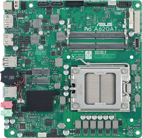 Asus PRO A620AT-CSM Mainboard Sockel (PC) AMD AM5 Formfaktor (Details) Mini-ITX Mainboard-Chipsatz AMD A620A