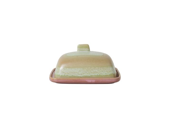 HK LIVING - Beurrier 70s ceramics - Rose - Grès émaillé