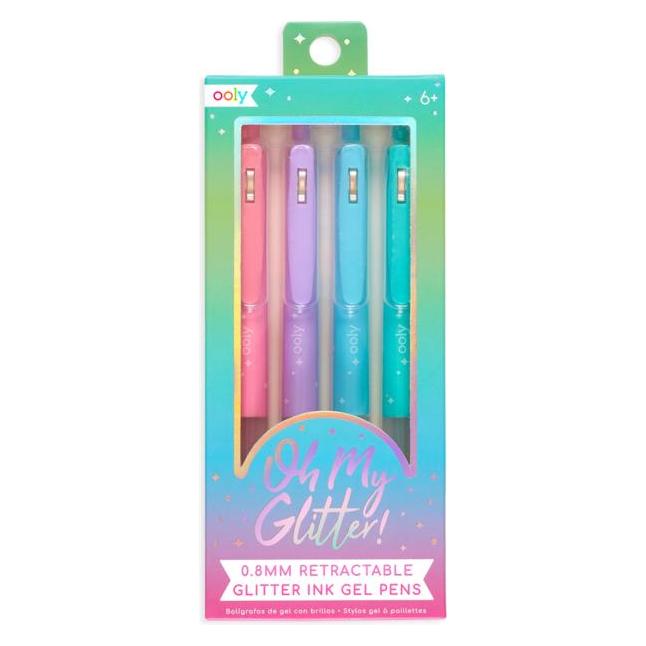 Ooly Gelstifte BRKAT Oh My Glitter! 4 Farben (4x) (132-130)