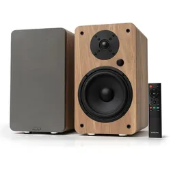 Vulkkano A6 HDMI ARC Aktivlautsprecher Braun