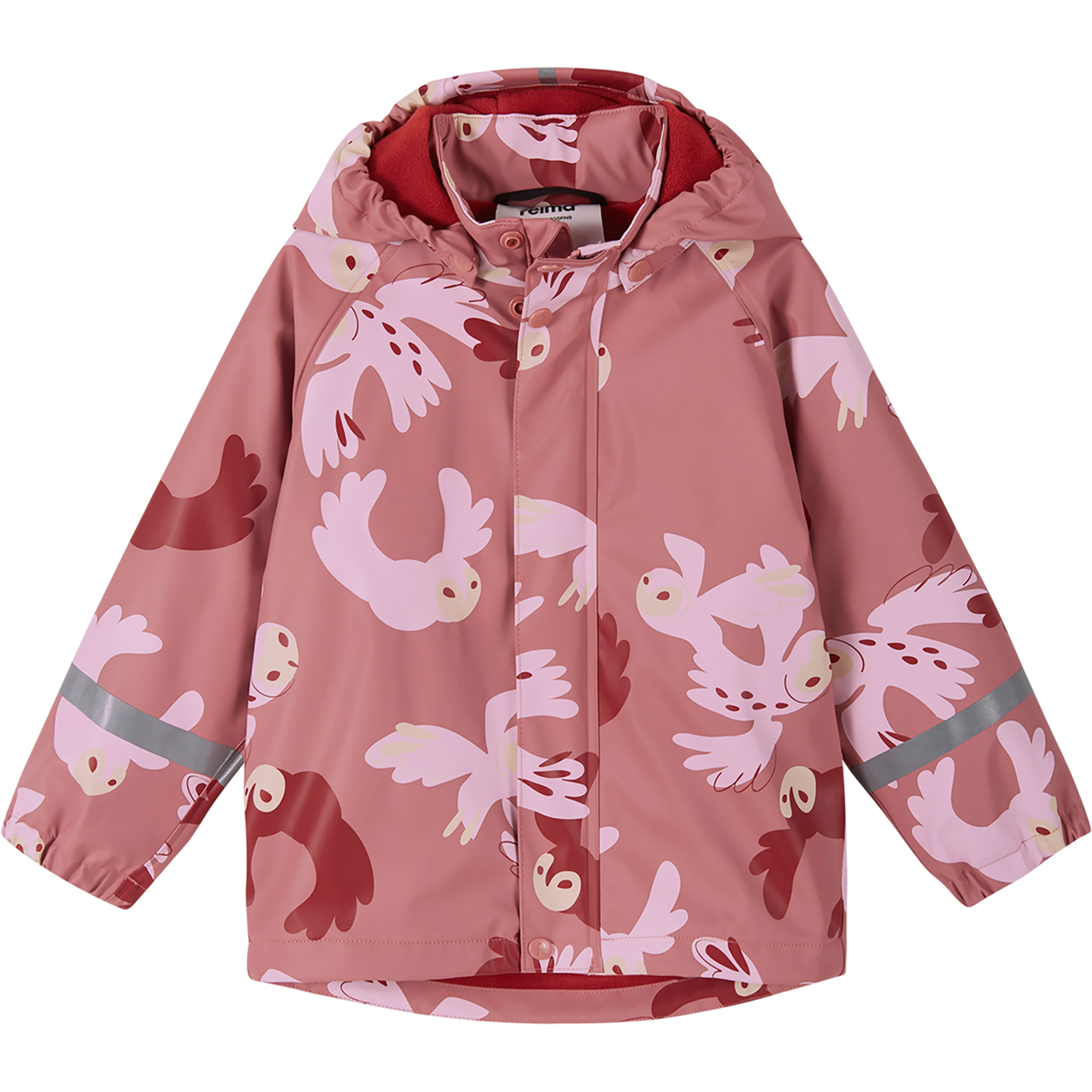 reima Koski Kinder Regenjacke rosa Größe 86 Lifestyle Elastisch Wasserabweisend