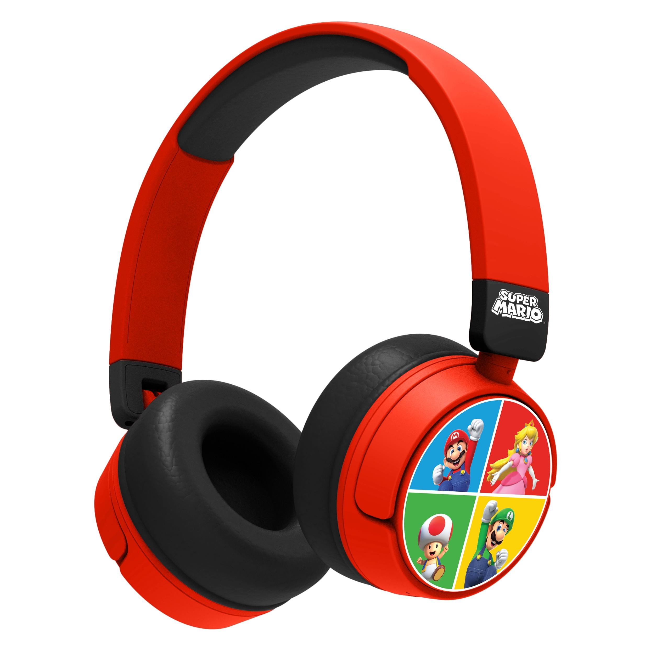 Samsonite SUPER MARIO Headphone On-Ear Wireless 85dB/95dB Sharing Aux (SM1565)