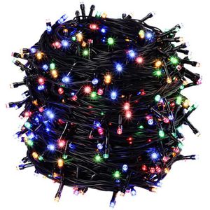Monzana Lichterkette 109468, für Innen und Außen, bunt, mit 200 LED, 20 m