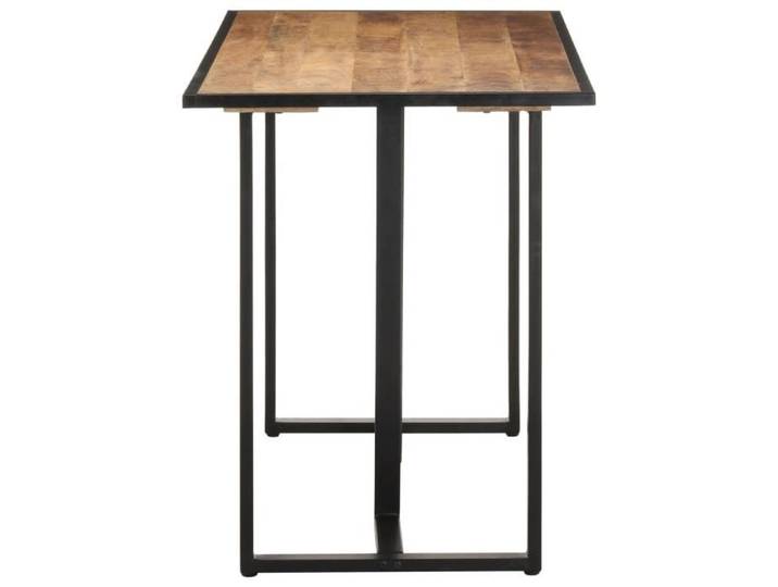 Soldes Moment Table de repas(1 pc) - YUYUE - Table de salle à manger - 120cm Bois de manguier brut - Montage Facile M0_76731137