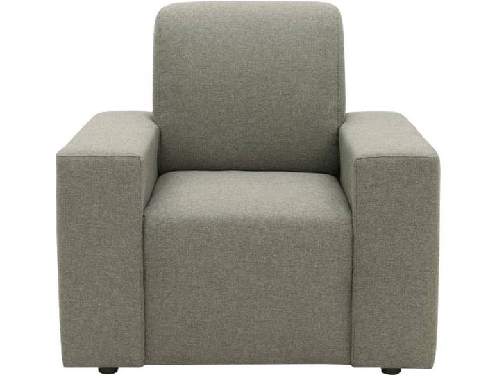 Sessel LOOKS X Cocktailsessel , grau (steel), H:88cm T:88cm, 100% Polyester, LOOKS BY WOLFGANG JOOP, Sessel, Sessel, passend zum Ecksofa LOOKS X