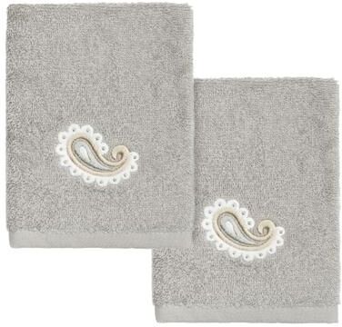 Authentic Hotel and Spa Turkish Cotton Mackenzie 2PC Washcloth Set