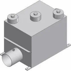 Abgasschalldämpfer RAS-II DN180 Edelstahl