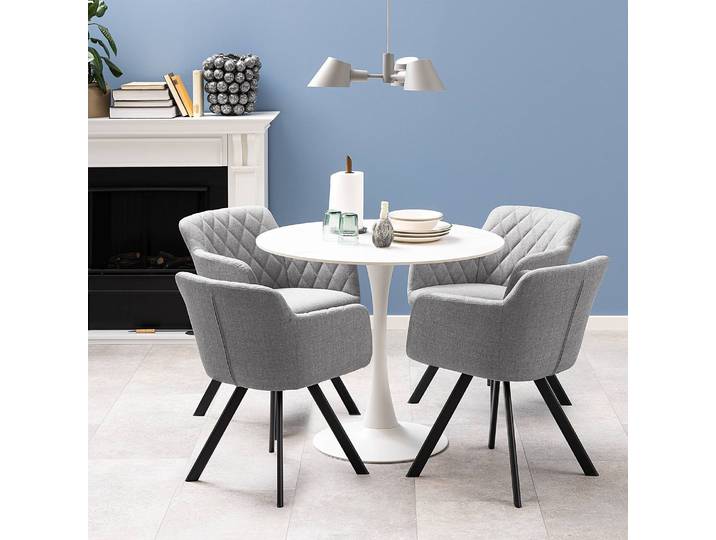 Table Lazri Ø 90cm Blanc