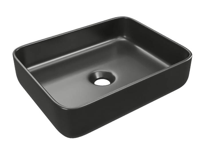 Vasque à poser céramique noir