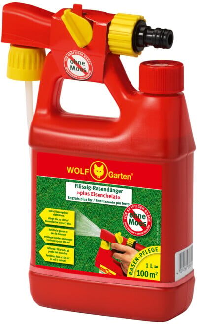 Wolf-Garten Engrais liquide pour pelouse + chélate de fer 1 L LM 100 B (3846015)