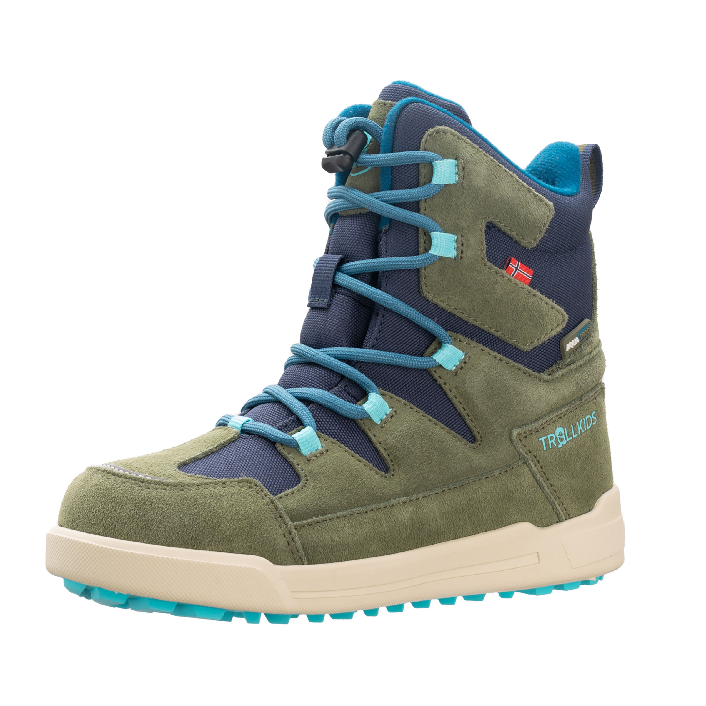 Trollkids Finnmark Winter Kinder Winterschuhe & Winterstiefel gruen Größe 40 Trekking Widerstandsfähig