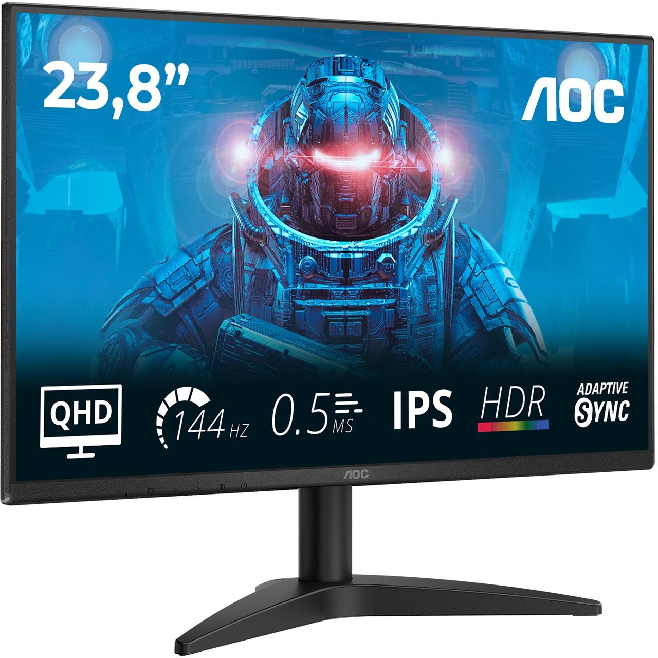 24" (60,96cm) AOC Q24B36X schwarz 2560x1440 1xDisplayPort 1.4 / 1xHDMI 2.0