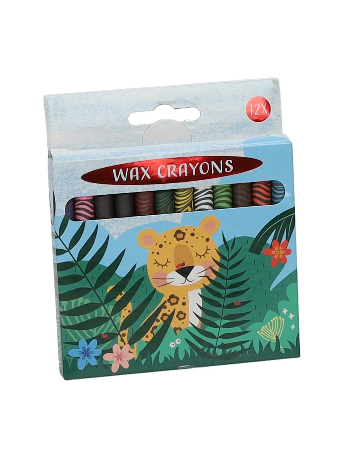 Wins Holland - Crayons Jungle Animals 12 pcs.