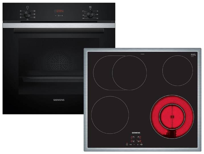 SIEMENS Backofen-Set, mit Teleskopauszug nachrüstbar