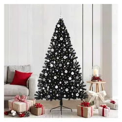vidaXL, Weihnachtsbaum, Robin (mit 120 silbernen Kugeln) (210 cm)