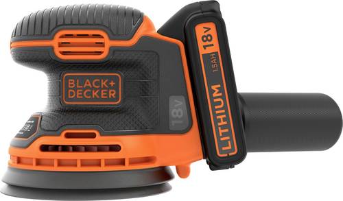 Black & Decker BDCROS18-QW Akku-Exzenterschleifer inkl. Akku, inkl. Ladegerät 18V Ø 125mm
