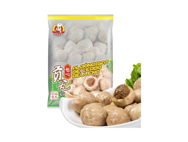 Mengfu Boulettes de porc fourrées - 360 g par paquet
