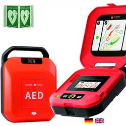 HeartSave YA mit LED-Grafik, automatische Schockabgabe, DE/EN