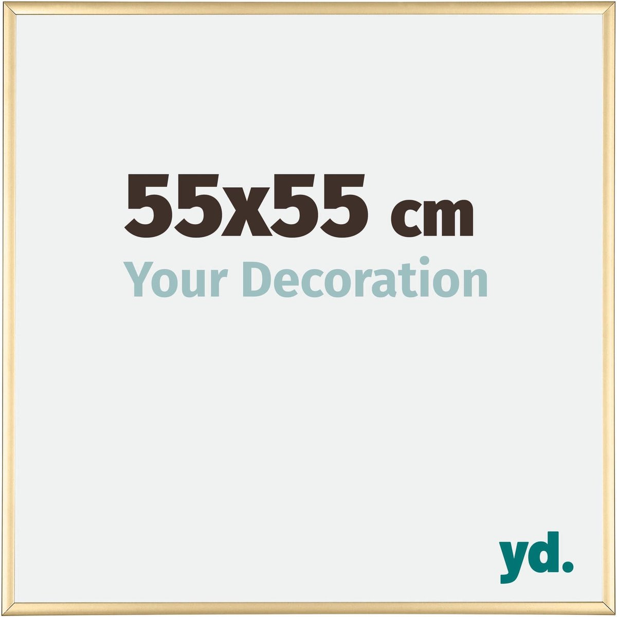 Your Decoration Kent Fotolijst Aluminium Goud 55x55 cm