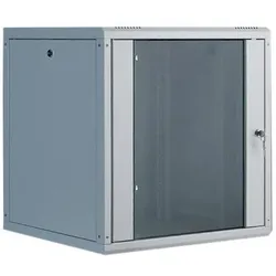 Digitus DN-19 12U-6/6 Wandschrank (12 HE, 19 Zoll Rack), Serverschrank, Grau