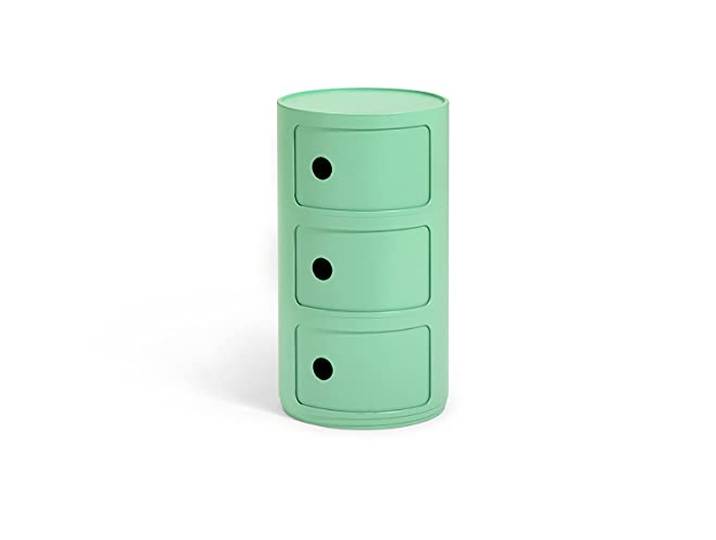 Kartell Componibili Bio\, Meuble Conteneur 3 éléments\, Vert