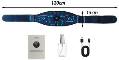 Multisell Products Hub Electronic Muscle Stimulator, Ab Toning Belt Muscle Toner For Abdomen Arm Body Shaping 1abs Belt
