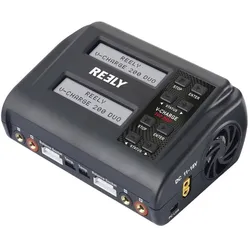 Reely V-Charge 200 Duo Modellbau-Ladegerät 10 A LiIon, LiPo, LiFePO, LiHV, NiCd
