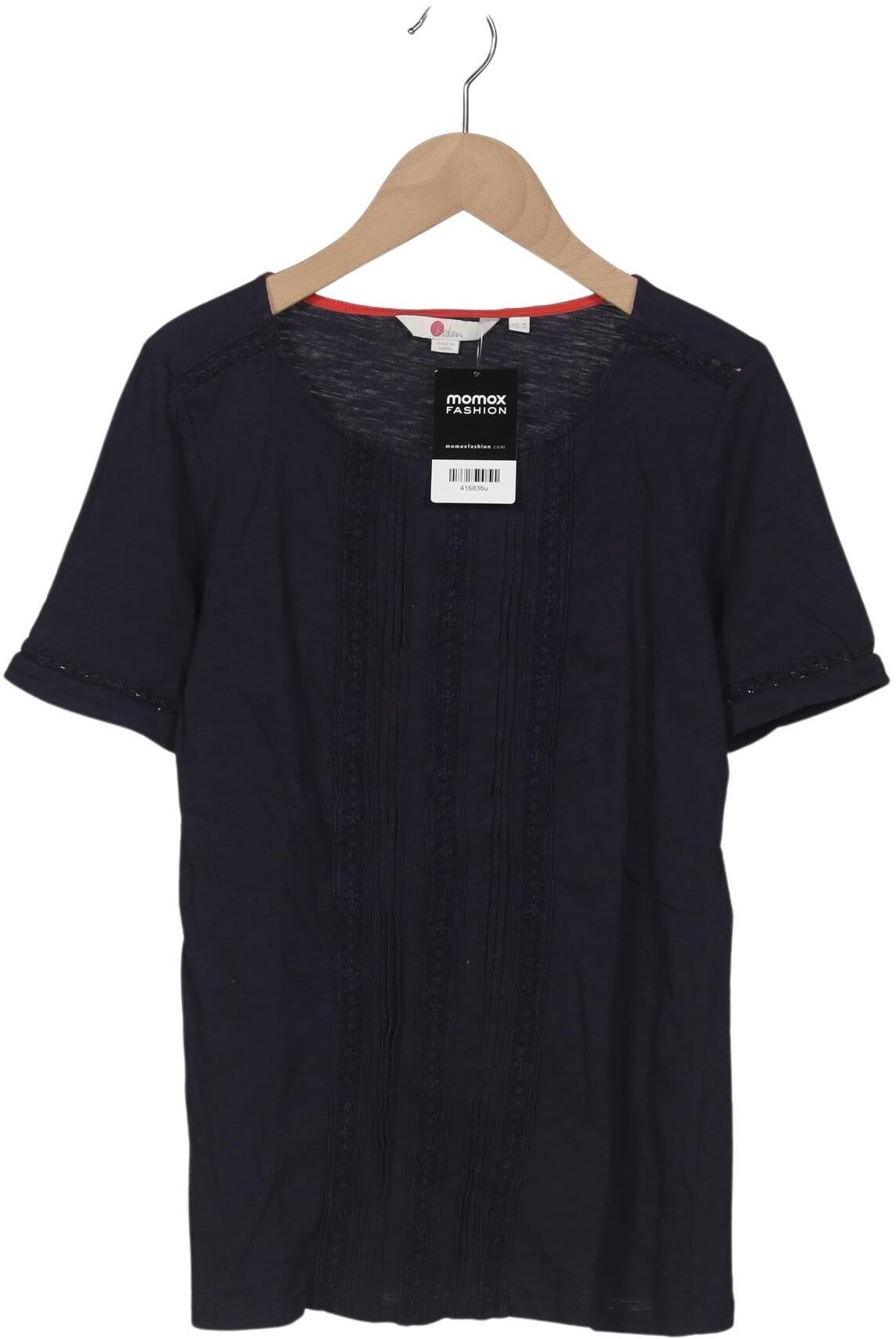 Boden Damen T-Shirt, Marineblau, Gr. EU 34, Baumwolle - Second Hand