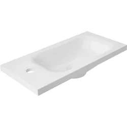 Design-Aufsatz-WT EIKA BxHxT: 500x102x250 mm Minderalguss weiß Evenes