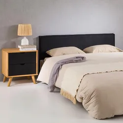 KOPFTEIL KLAO 160x190 cm schwarz