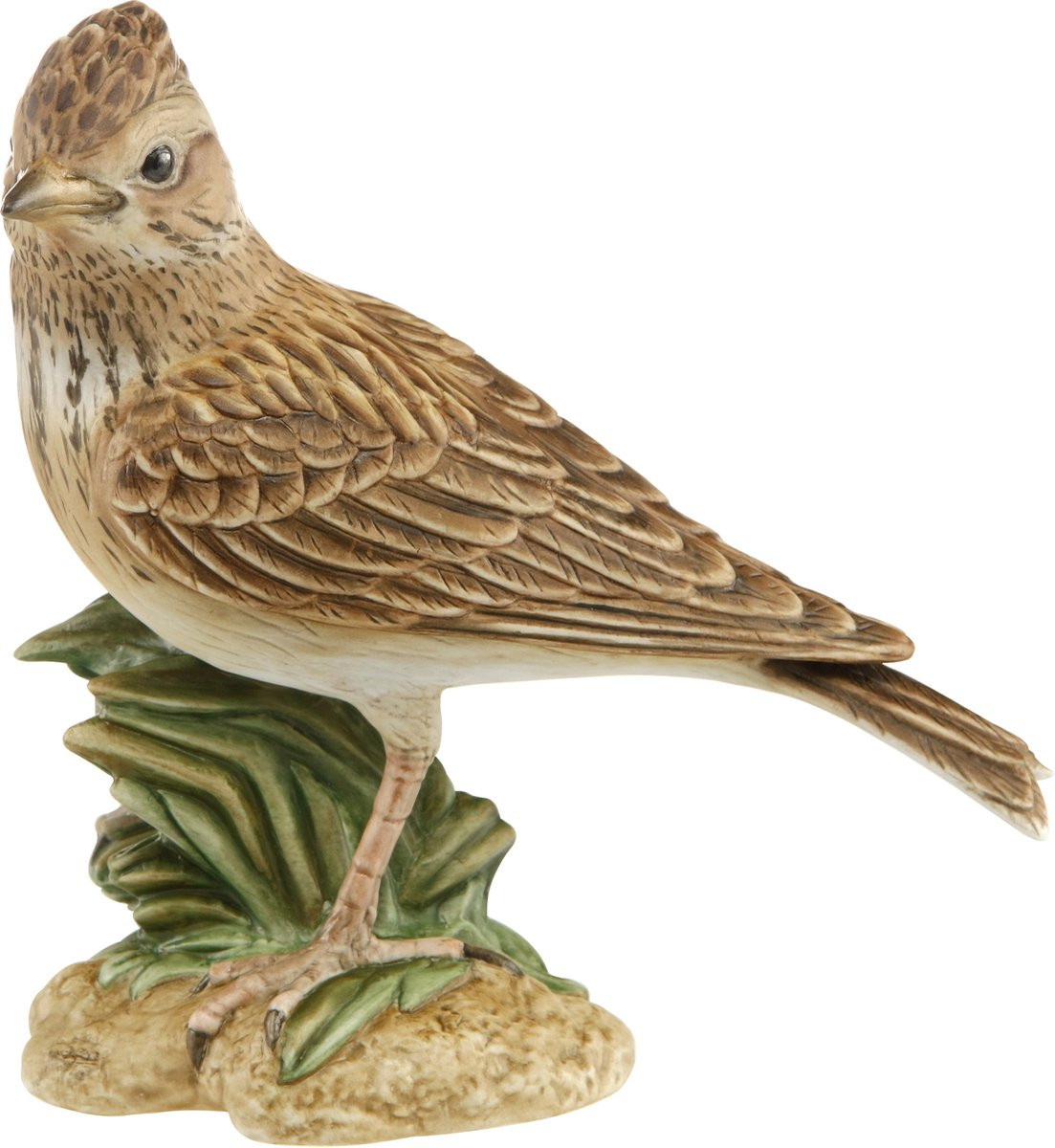 Goebel Decoratief porseleinen beeld Vogel van het jaar 2019 veldleeuwerik - 14 cm