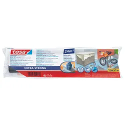 tesa Abdeckplane EXTRA STRONG transparent, 2 x 12 m