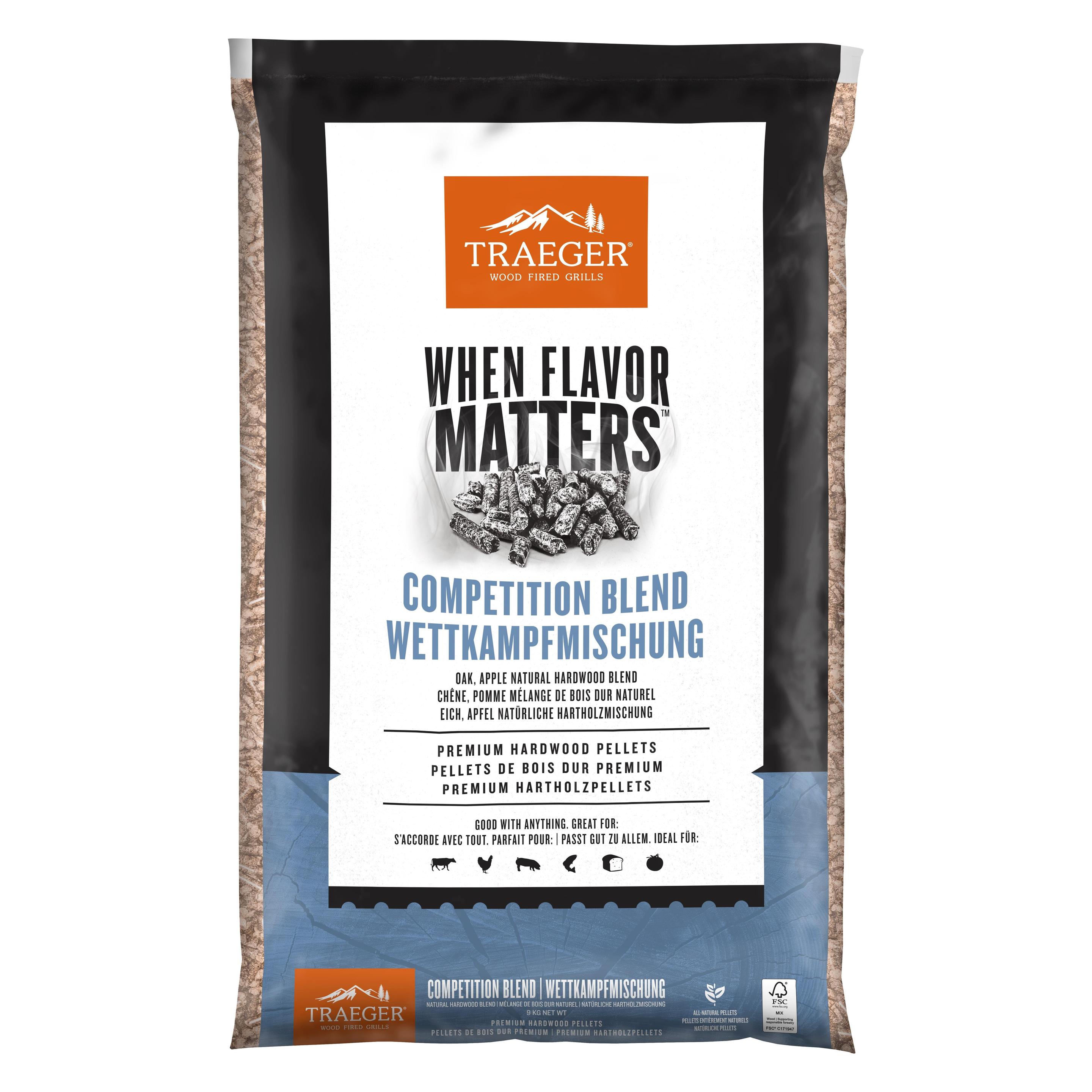 Traeger Competition Blend Pellets 9kg (9 kg) (PEL417)