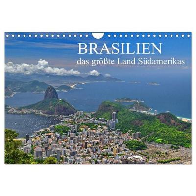 Brasilien - das größte Land Südamerikas (Wandkalender 2027 DIN A4 quer), CALVENDO Monatskalender