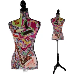 Schneiderpuppe T223, Schaufensterpuppe Torso weiblich, Fiberglas ~ High Heels