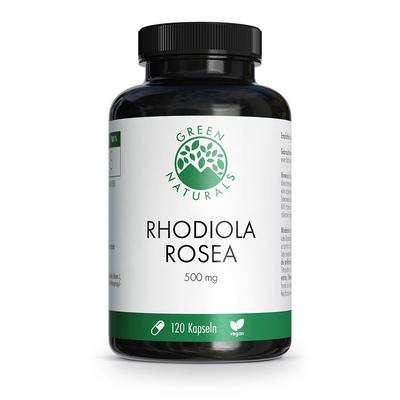 Green Naturals Rhodiola rosea 500 mg hochdos.Kaps. 120 St Kapseln