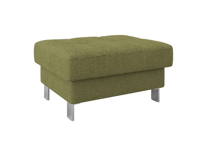 Mid.you Hocker, Khaki, Metall, rechteckig, 90x44x73 cm, Made in EU, Wohnzimmer, Hocker, Sitzhocker