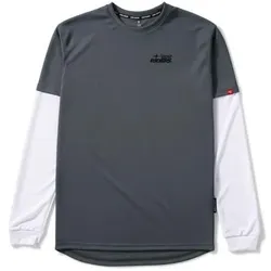 Loose Riders, Unisex, Velotrikot, Shutter (XL), Weiss, XL