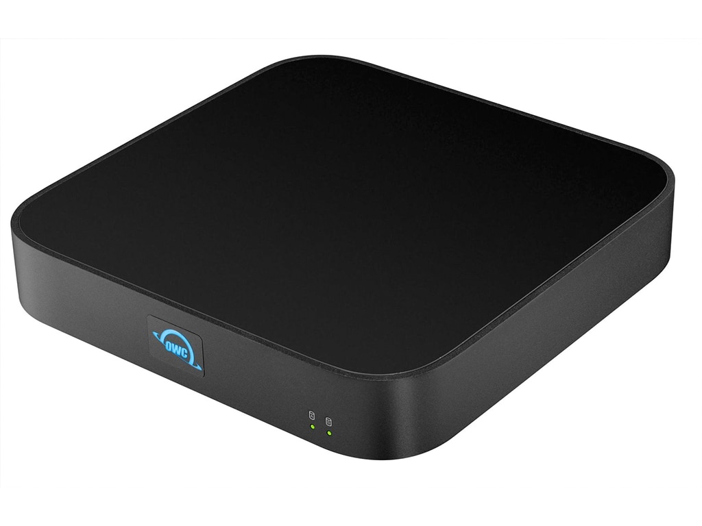 OWC miniStack STX Stackable Storage Enclosure with Thunderbolt Hub Xpansion Schwarz