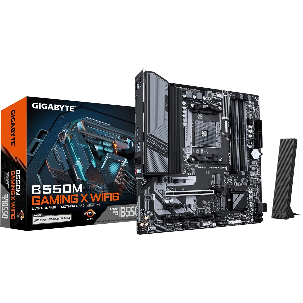 Gigabyte B550M Gaming X WIFI6 AMD B550 So.AM4 DDR4 mATX Retail