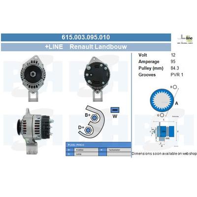 BV PSH Generator 615.003.095.010 für RENAULT