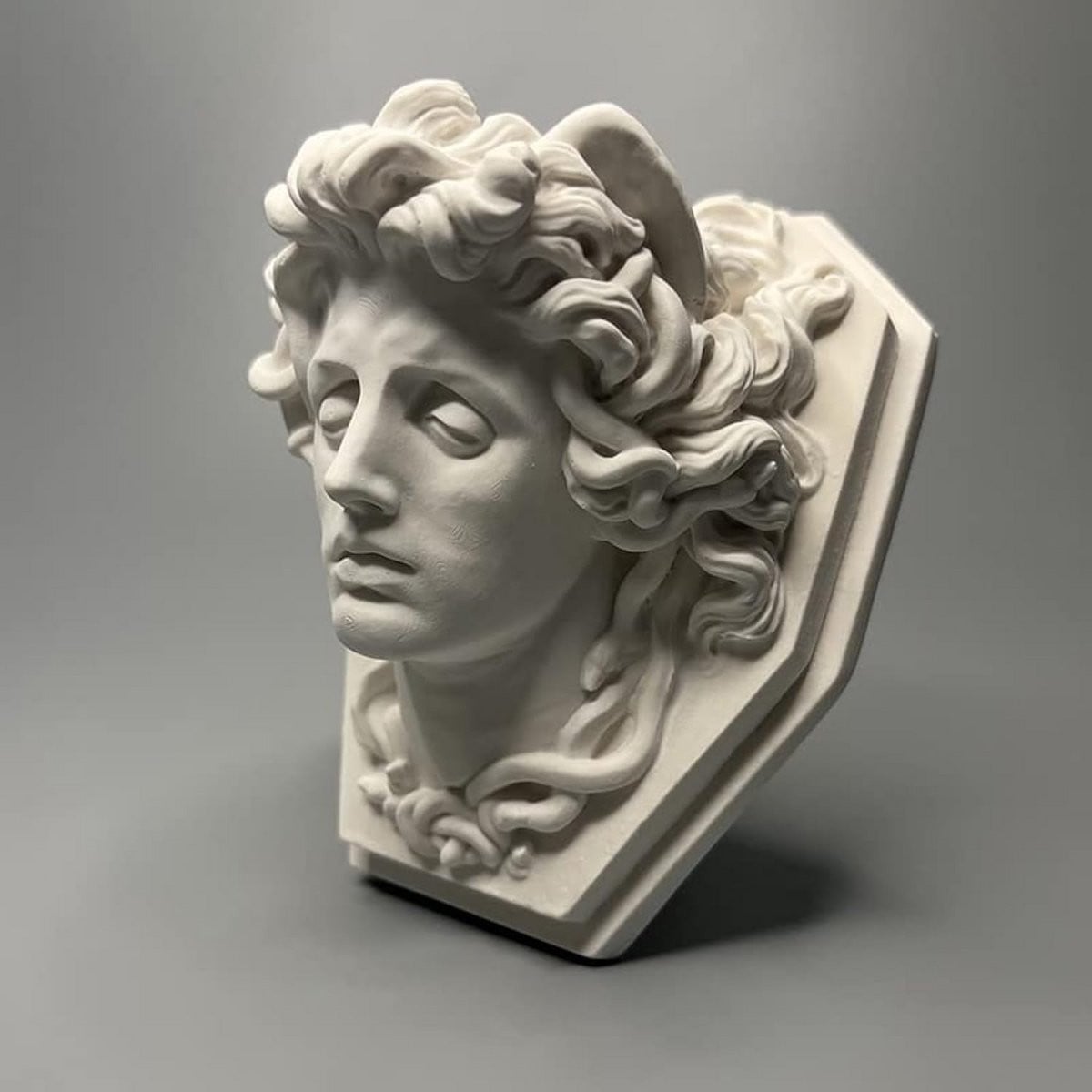 Handbeschilderd Mythologie Standbeeld Griekse Goden voor Woonkamer Decoratie, Hoogte: 10,5 cm