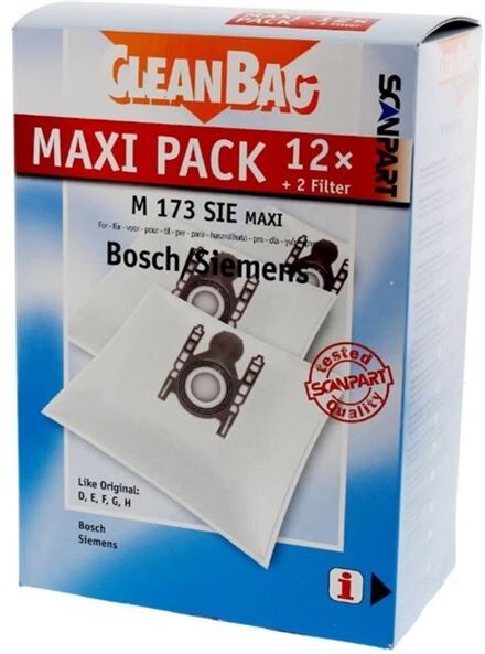 Menz & konecke Sacos de Aspirador Scanpart Cleanbag M173SIE