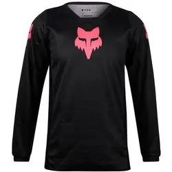 Fox, Unisex, Velotrikot, Yth Girls Blackout Jersey (XXS), Schwarz, XXS