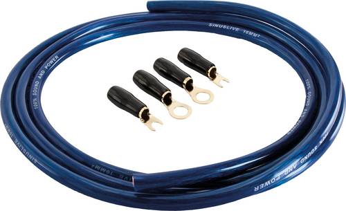 Sinuslive Car HiFi Stromkabel-Set 16mm² vergoldet