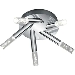 Badezimmer-Deckenleuchte Bolsa Chromfarben/Klar max. 3,1 Watt Deckenlampe