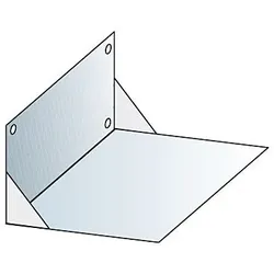 Bertrams Camino-fix Wandkonsole 02WKV22 Innenmaß 220/220 mm, verzinkt