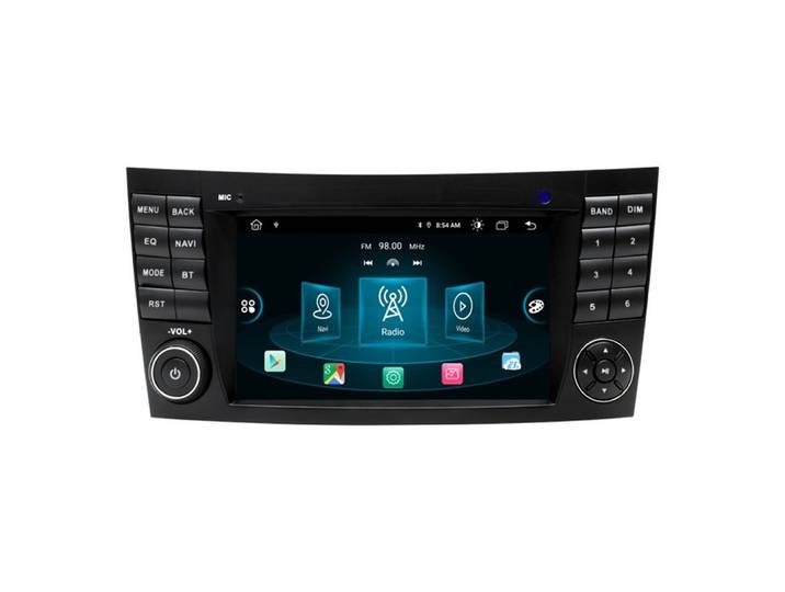 GABITECH Carplay Android radio GPS NAVI für Mercedes Benz W211 CLS W219 W463 Autoradio (FM / AM-Radio, RDS, DAB+ Optional, Drahtlos Carplay und Android Auto 8-Core)